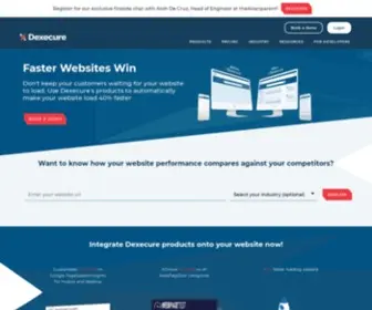 Dexecure.com(Make Your Website Load Faster) Screenshot