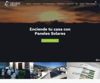 Dexen.mx(Paneles Solares en Monterrey y Celdas Solares) Screenshot