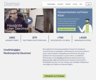 Deximed.de(Deutsche Experteninformation Medizin) Screenshot