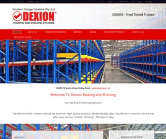 Dexionrackingandshelving.co.za(Racking and Shelving South Africa) Screenshot