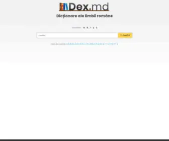 Dex.md(Dex Online actualizat în 2020) Screenshot