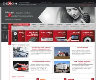 Dexon.cz(REPRODUKTORY A OZVUČOVACÍ TECHNIKA) Screenshot