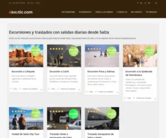 Dexotic.com(Excursiones en Salta y Jujuy) Screenshot