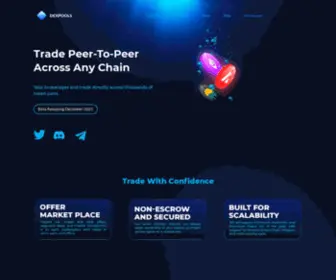 Dexpools.com(OTC Crypto Trading platform for DeFi) Screenshot