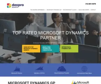 Dexprodynamics.com(Microsoft Dynamics GP Consulting Partner Chicago & Iowa City) Screenshot