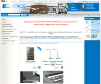 Dexshop.sk(Dokonalé riešenia pre Váš nábytok) Screenshot