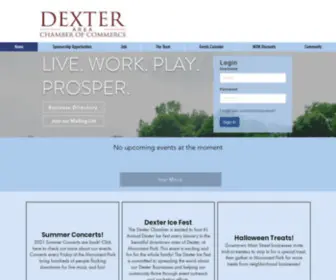 Dexterchamber.org(Dexter Area Chamber of Commerce) Screenshot