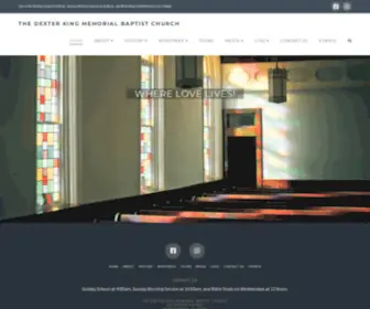 Dexterkingmemorial.org(The Dexter King Memorial Baptist Church) Screenshot