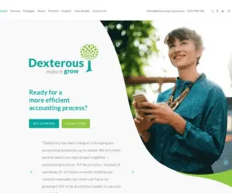 Dexterousgroup.com.au(Our accounting firm) Screenshot