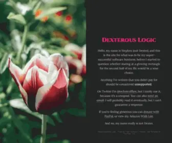 Dexterouslogic.com(Dexterous Logic) Screenshot
