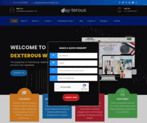 Dexterouswebtech.com(Best Digital Marketing Services Company in Noida) Screenshot