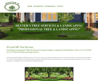 Dexterstreeservices.com(Dexters Tree Services & Landscaping) Screenshot