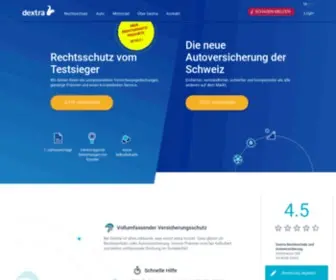 Dextra.ch(Dextra Rechtsschutz) Screenshot