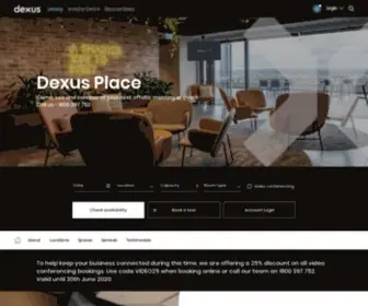 Dexusplace.com(Meeting, Conference and Event Space) Screenshot