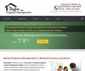Deyfra.com(Rental Property Management in Broward and Miami) Screenshot