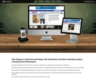 Deyodesigns.com(Boutique web development) Screenshot