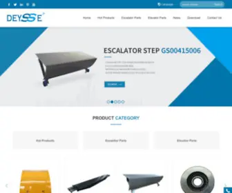 Deysse.com(DEYSSE Elevator Fittings) Screenshot