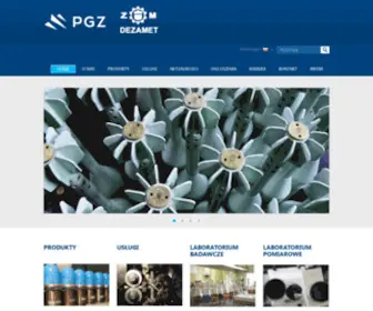 Dezamet.com.pl(Zakłady Metalowe DEZAMET S.A) Screenshot