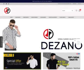 Dezanotextile.com(Dezano Shop Textile) Screenshot