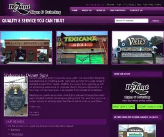 Dezantsigns.com(Dezantsigns) Screenshot