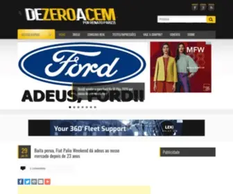 Dezeroacem.com.br(De 0 aEleito o melhor blog de carros do Brasil) Screenshot