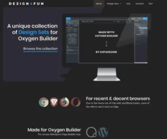 Dezign4Fun.com(Design Sets for Oxygen Builder) Screenshot