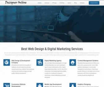 Dezigneronline.net(Web Design & Digital Marketing Services) Screenshot