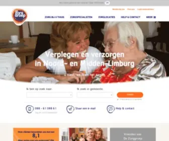 Dezorggroep.nl(De Zorggroep) Screenshot