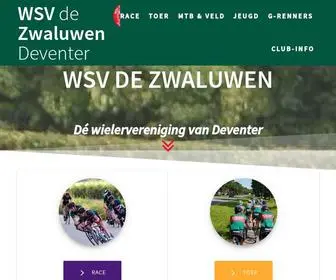 Dezwaluwendeventer.nl(WSV de Zwaluwen Deventer) Screenshot