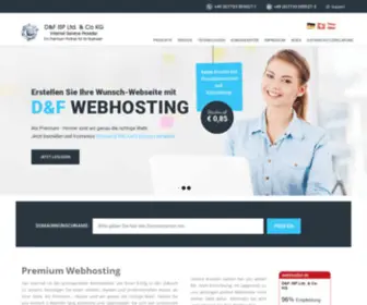 DF-Webhosting.de(Reseller, V-Server und Domains) Screenshot