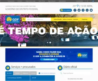 DF.gov.br(GOVERNO DO DISTRITO FEDERAL) Screenshot
