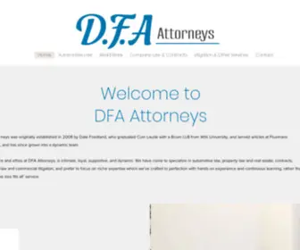 Dfa-Attorneys.com(DFA Attorneys) Screenshot