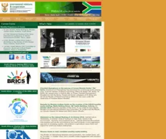 Dfa.gov.za(Department of International Relations and Cooperation) Screenshot