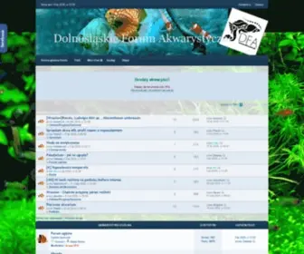 Dfa.net.pl(Dolnośląskie Forum Akwarystyczne) Screenshot