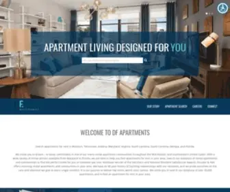 Dfapartments.com(Apartments for Rent in Virginia) Screenshot