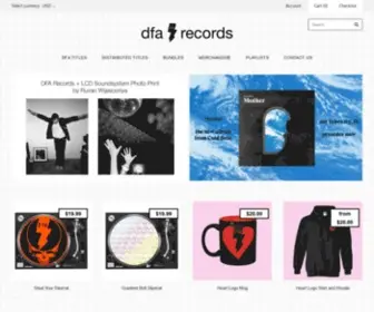 Dfarecords.com(DFA Records) Screenshot