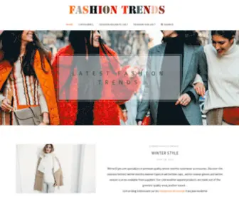 Dfashiontrends.com(Fashion Trends) Screenshot