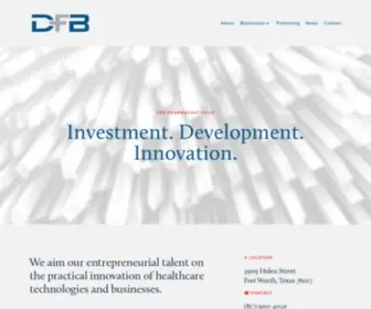 DFB.com(DFB Pharmaceuticals) Screenshot