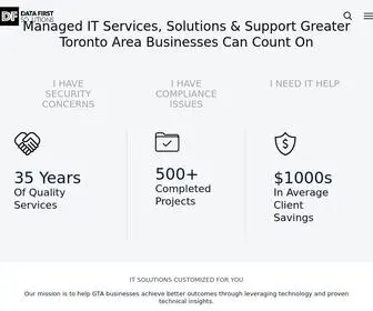 Dfcanada.com(Data First Solutions) Screenshot