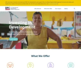 DFC.gov(Investing in Development) Screenshot