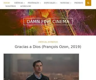 Dfcinema.com(Damn Fine Cinema) Screenshot