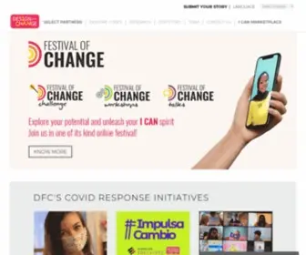 DFcworld.com(Design For Change) Screenshot