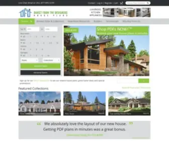 DFdhouseplans.com(House Plans) Screenshot