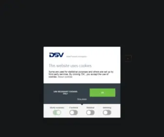 DFDStransport.com(Global transport and logistics) Screenshot