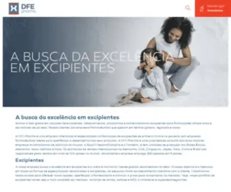 Dfepharma.com.br(DFE Pharma) Screenshot