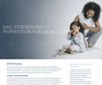 Dfepharma.de(DFE Pharma Deutschland) Screenshot
