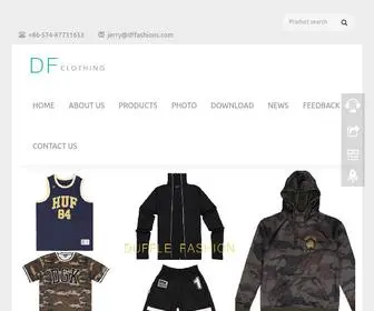 Dffashions.com(NINGBO dffashions CO) Screenshot