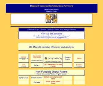 Dfin.com(The Digital Financier) Screenshot