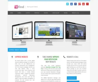 Dfind.com.au(Be Found Online) Screenshot