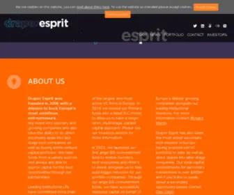 Dfjesprit.com(DFJ Esprit) Screenshot